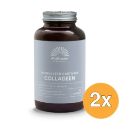 2x Mattisson Collageen Peptan Type Iim Bio (180 capsules)