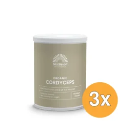 3x Mattisson Cordyceps Powder – Cordyceps Sinensis Organic Bio (100 gr)
