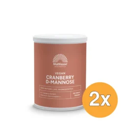 2x Mattisson Cranberry D-Mannose Poeder (100 gr)