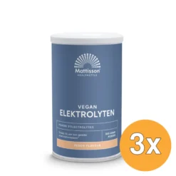 3x Mattisson Elektrolyten Poeder Peach (300 gr)