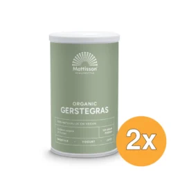 2x Mattisson Gerstegras Barleygrass Europa Bio (125 gr)
