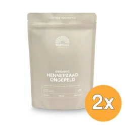 2x Mattisson Hennepzaad Ongepeld Bio (400 gr)