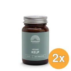2x Mattisson Kelp Algenextract 150Mcg Jodium (200 tabletten)