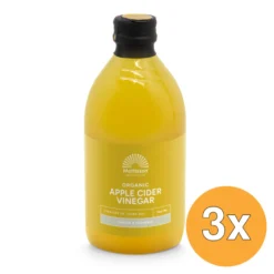 3x Mattisson Organic Apple Cider Vinegar Ginger Bio (500 ml)