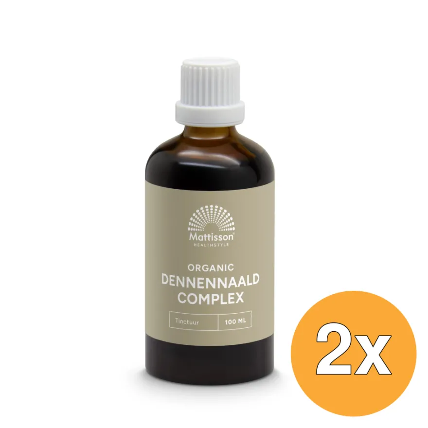 2x Mattisson Organic Dennennaalden Complex Tinctuur Bio (100 ml)