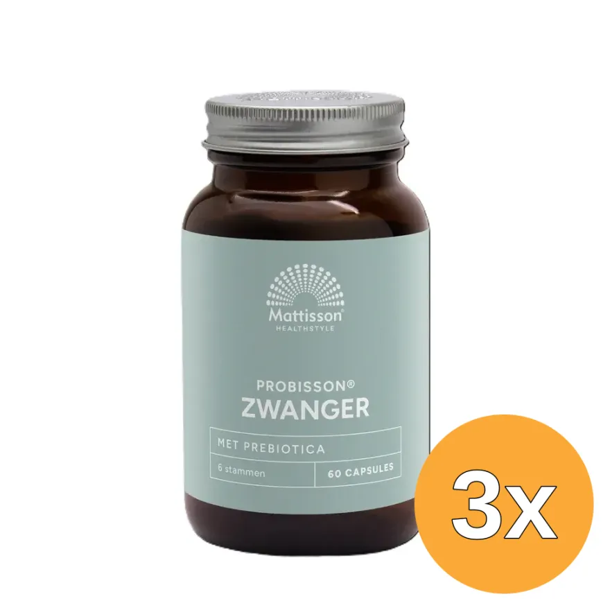 3x Mattisson Probisson Zwanger 7 Miljard (60 capsules)