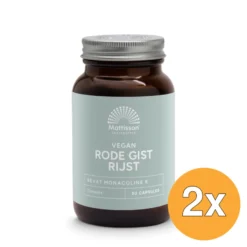 2x Mattisson Rode Gist Rijst Complex (90 vega capsules)