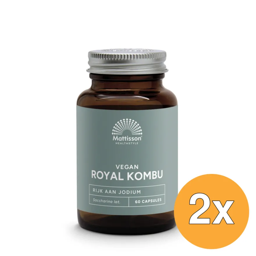 2x Mattisson Royal Kombu 800Mg (60 vega capsules)