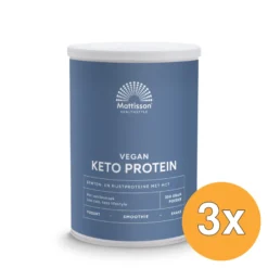 3x Mattisson Vegan Keto Protein Shake – Pea, Rice & Mct (350 gr)