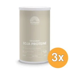 3x Mattisson Vegan Soja Proteine 90% Bio (350 gr)
