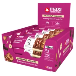 12x Maxi Nutrition Creamy Core Protein Bar Hazelnut Nougat (45 gr)