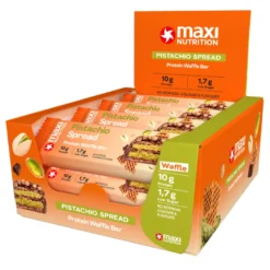 12x Maxi Nutrition Waffle Bar Pistachio (Dubai Chocolate) (40 gr)