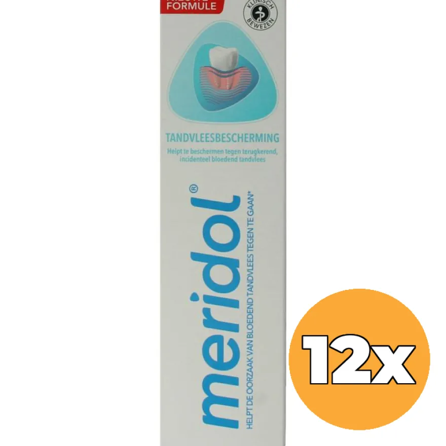 12x Meridol Tandpasta (12 x 75 ml)