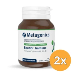 2x Metagenics Bactiol Immune 66 Porties (50 gr)