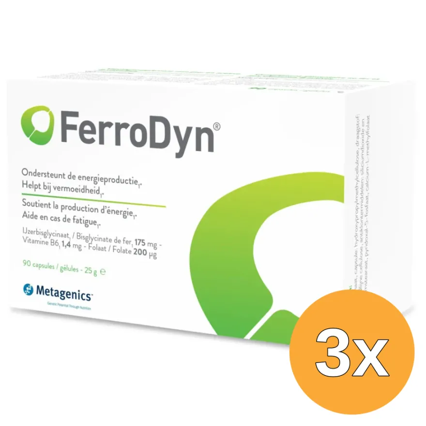 3x Metagenics Ferrodyn (90 capsules)