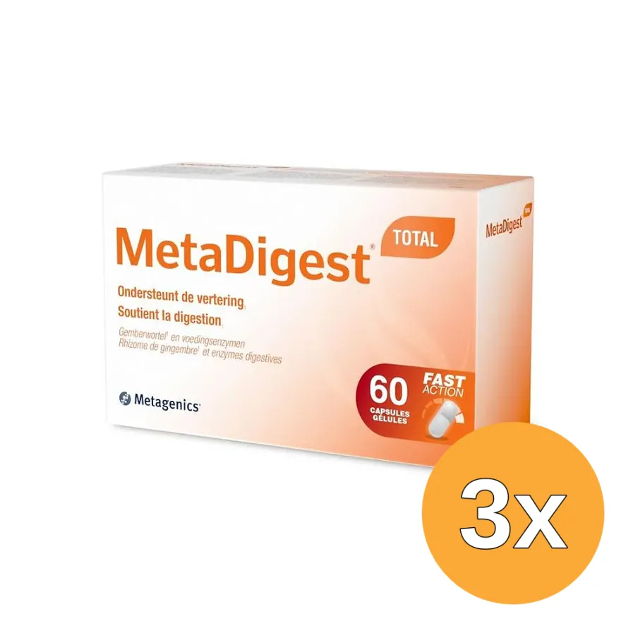 3x Metagenics Metadigest Total NFD (60 capsules)