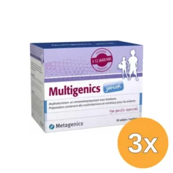 3x Metagenics MultiGenics Junior (30 zakjes)