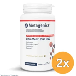 2x Metagenics Ultra Meal Plus 360 Vanille (728 gr)