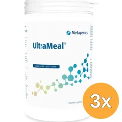 3x Metagenics Ultra Meal Vanille (630 gr)