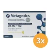 3x Metagenics Vitamine D3 +K2 NFD (56 kauwtabletten)