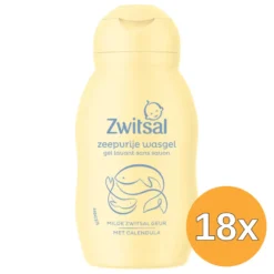 18x Mini Zwitsal Wasgel Zeepvrij (75 ml)