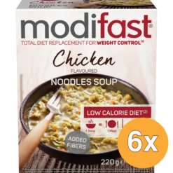 6x Modifast Intensive Chicken Noodles Soup (4 x 55 gr)
