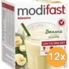 12x Modifast Intensive Milkshake Banaan 8 Zakjes (440 gr)