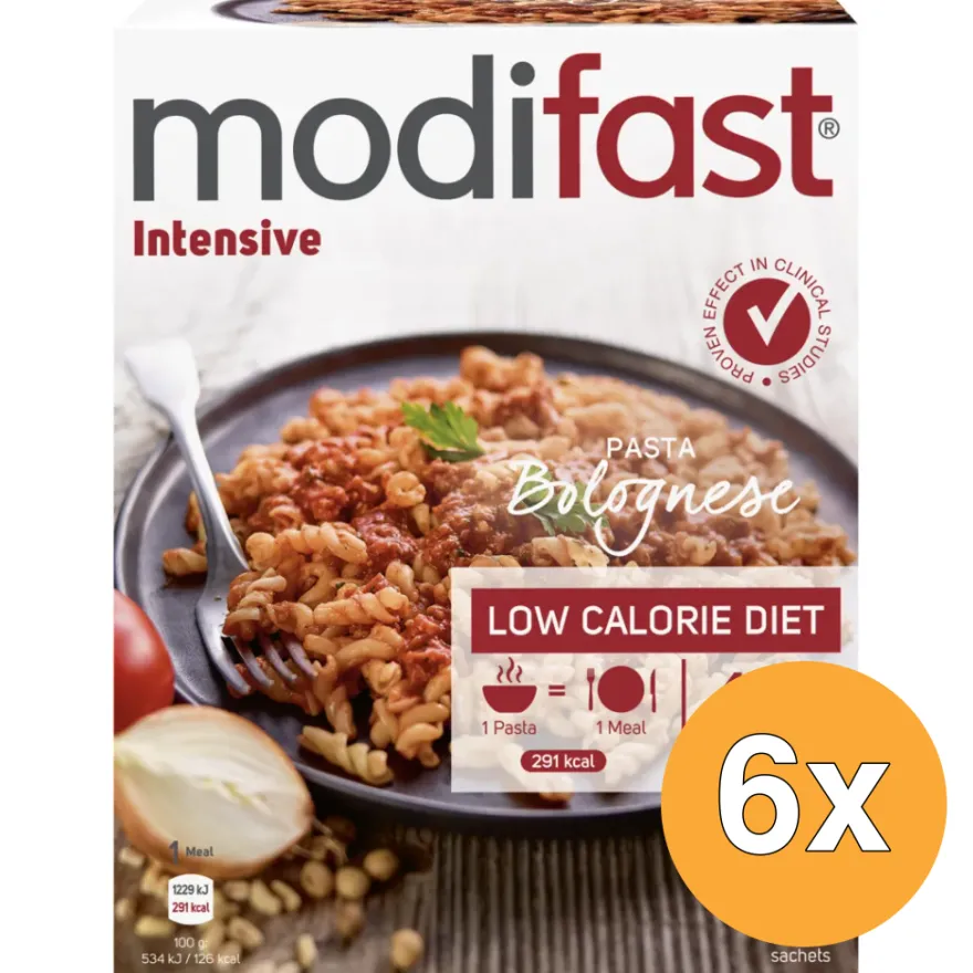 6x Modifast Intensive Pasta Bolognese (248 gr)