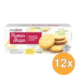 12x Modifast Protein Shape Biscuits Vanilla Lemon (8 x 3 stuks)