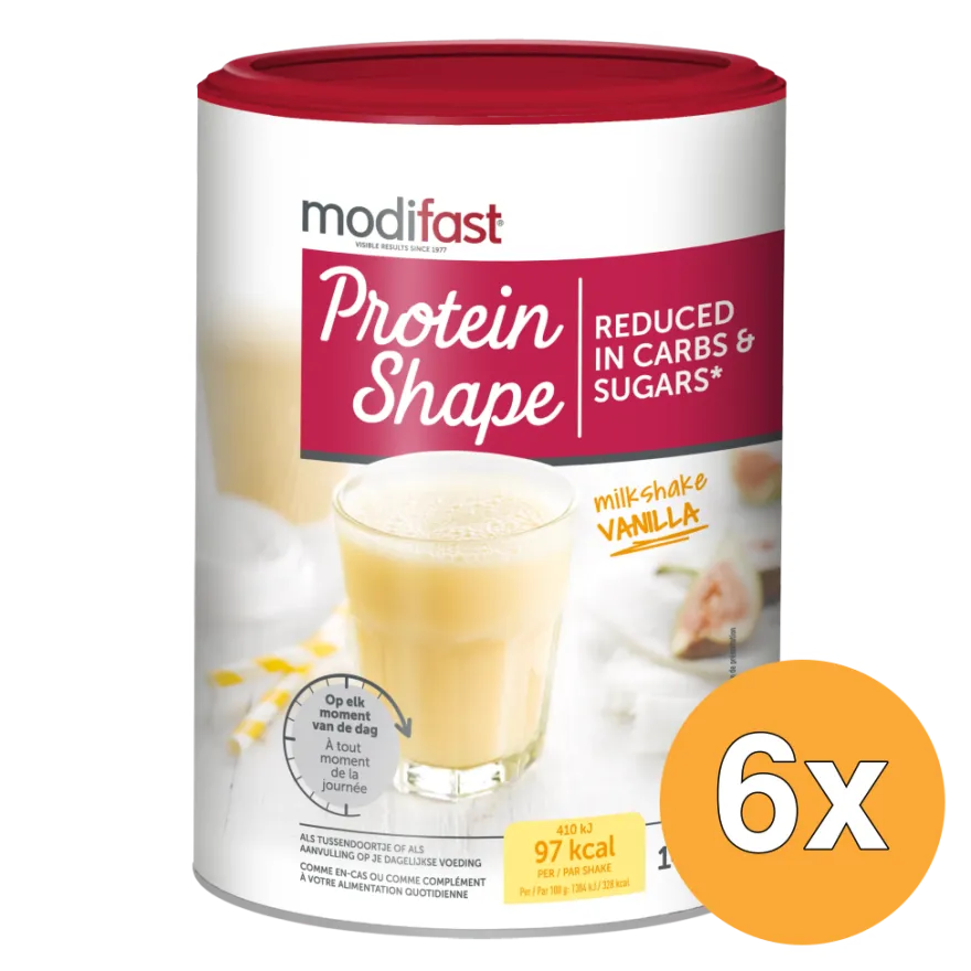 6x Modifast Protein Shape Milkshake Vanille (420 gr)