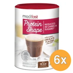 6x Modifast Protein Shape Milkshake Chocolade (420 gr)