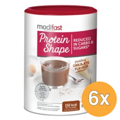 6x Modifast Protein Shape Pudding Chocolade (405 gr)