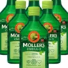 6x Mollers Omega-3 Levertraan Appel (250 ml)