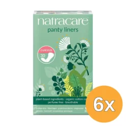 6x Natracare Inlegkruisjes gebogen (30 stuks)