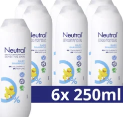 6x Neutral Baby shampoo (250 ml)