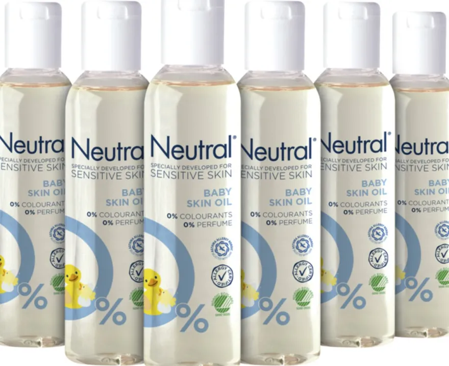 6x Neutral Sensitive Skin Baby Huidolie (150 ml)