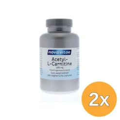 2x Nova Vitae Acetyl-l-carnitine 588 mg (120 vega capsules)