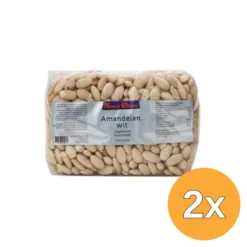 2x Nova Vitae Amandelen Wit Ongebrand Raw (1000 gr)