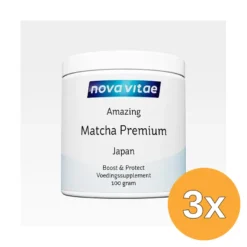 3x Nova Vitae Amazing Matcha Premium (100 gr)