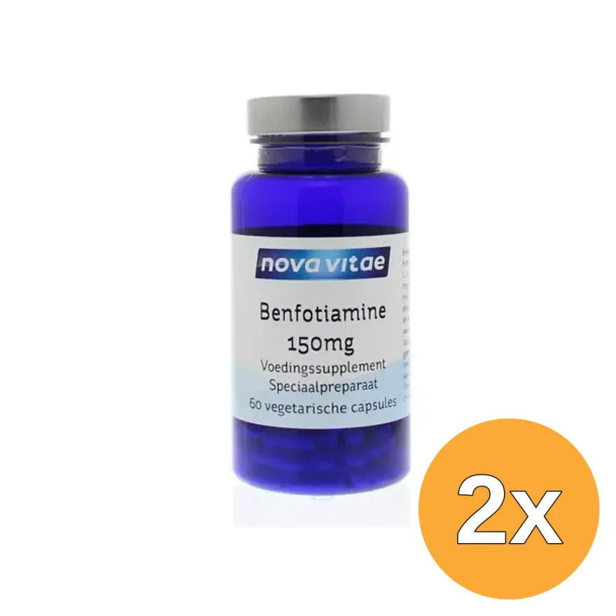 2x Nova Vitae Benfotiamine (60 vega capsules)