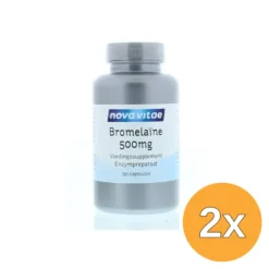 2x Nova Vitae Bromelaine 500 Mg (90 capsules)
