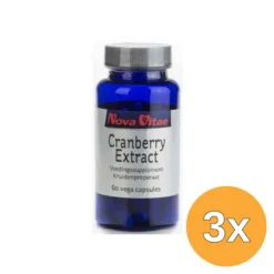 3x Nova Vitae Cranberry extract (60 vega capsules)
