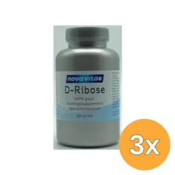 3x Nova Vitae D Ribose 100% Puur (250 gr)