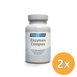 2x Nova Vitae Enzymen Complex Spijsvertering (90 capsules)