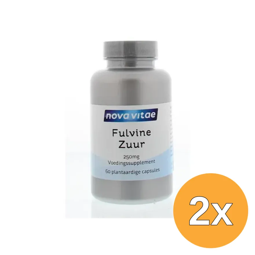 2x Nova Vitae Fulvinezuur 250 Mg (60 vega capsules)