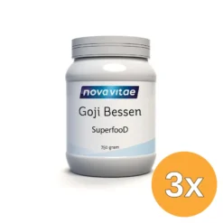 3x Nova Vitae Goji Bessen (750 gr)