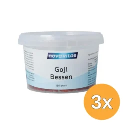 3x Nova Vitae Goji Bessen (150 gr)