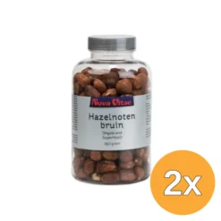 2x Nova Vitae Hazelnoten Bruin Ongebrand Raw (250 gr)