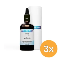 3x Nova Vitae Jodium 150mcg (100 ml)