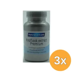 3x Nova Vitae Knoflook Extract Premium (100 vega capsules)